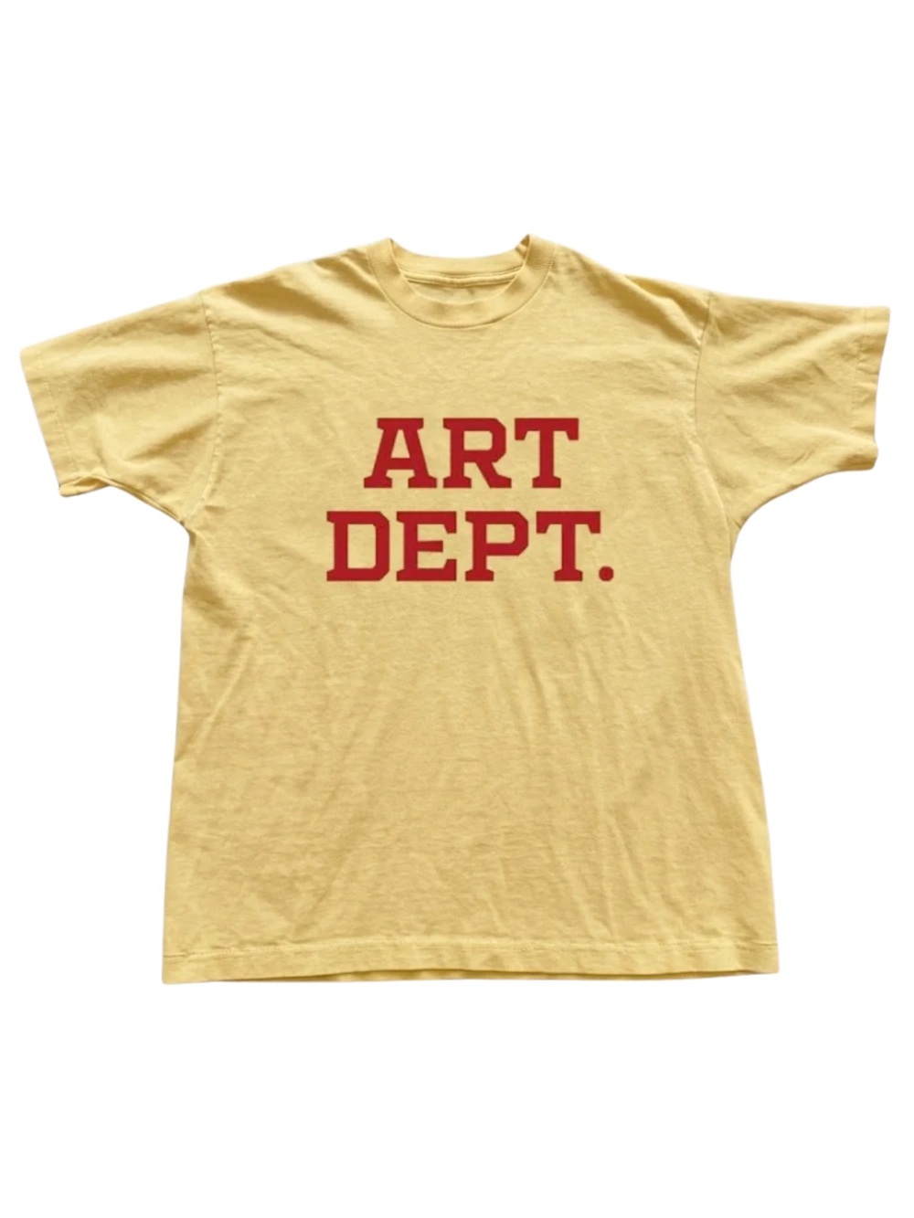 Gildan Yellow "ART DEPT." Graphic Tee
